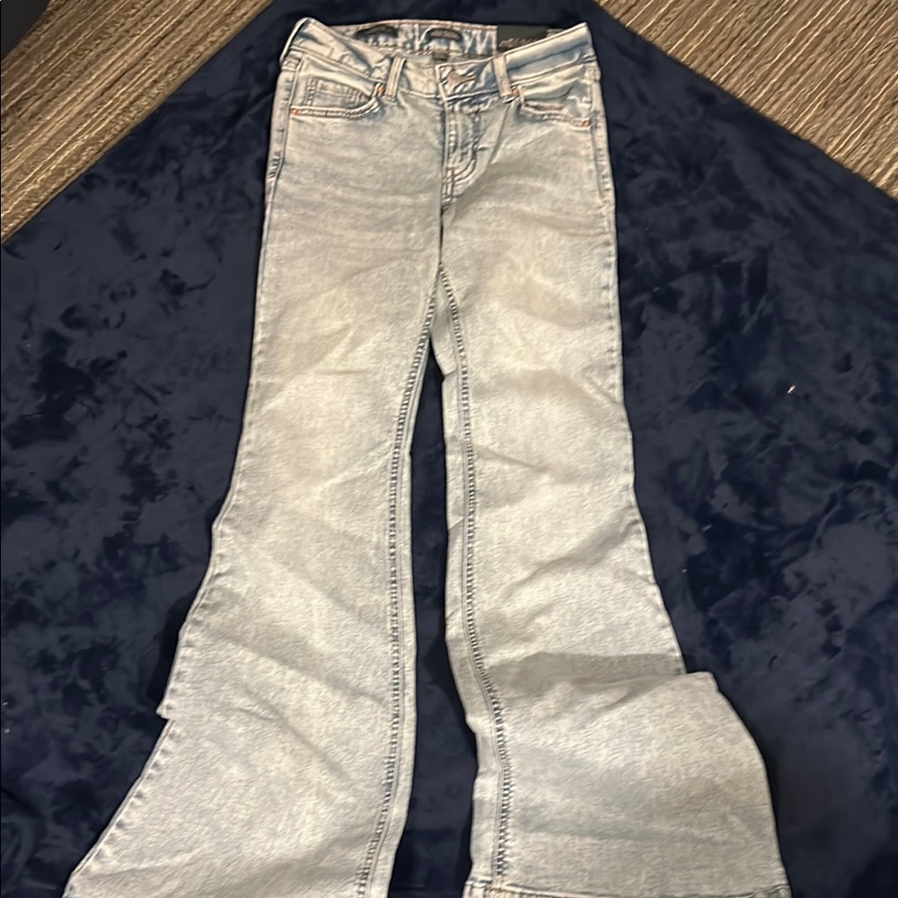 Wild Fable Gray Flare Wide Leg Jeans